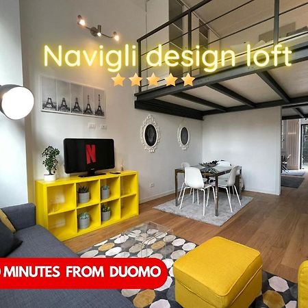 Apartmán Navigli Design Loft - 7 Stops From Duomo, Ac, Netflix Milán Exteriér fotografie