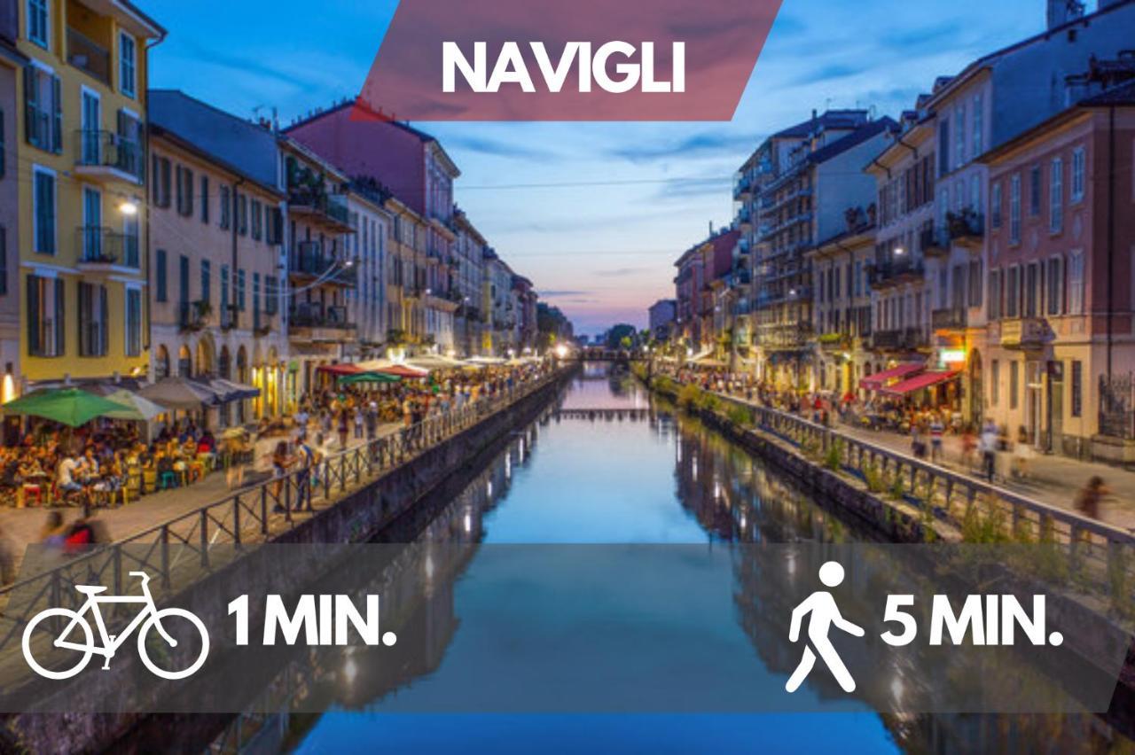 Apartmán Navigli Design Loft - 7 Stops From Duomo, Ac, Netflix Milán Exteriér fotografie